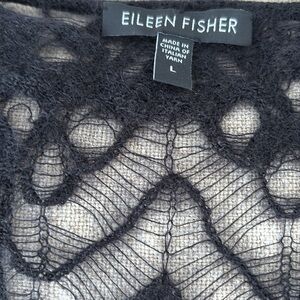 Eileen fisher Mohair Lace Long Sweater